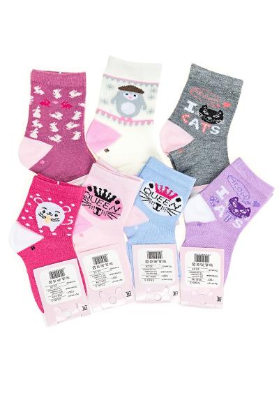 Шкарпетки для дівчаток, асорті 600031-000