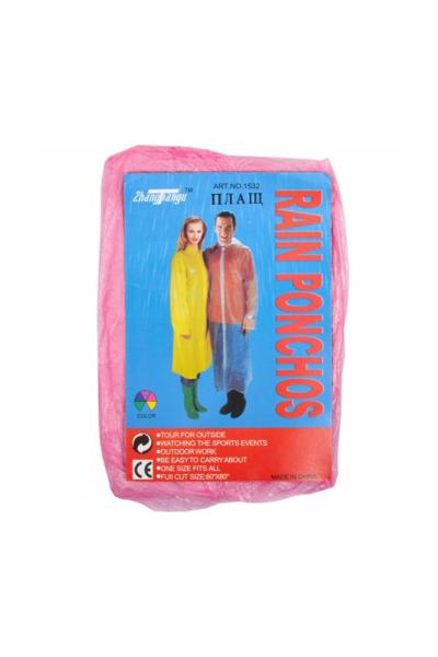 Дождевик-плащ, розовый 739372900-012