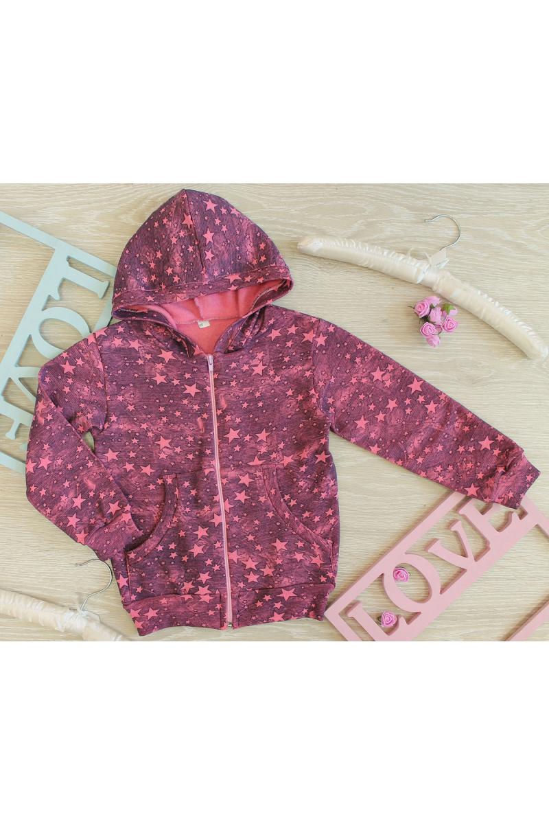 Куртка-толстовка детская, звезда розовая 050786174-228
