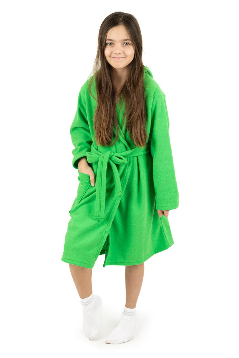 Халат детский, зеленый 270200602-046