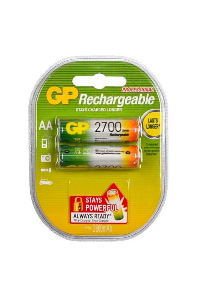 Посмотреть Аккумуляторы GP АА 2700, 2 шт 805165400 Аккумуляторы GP АА 2700, 2 шт 805165400