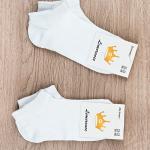 Шкарпетки жіночі укорочені, білі 600019105-001