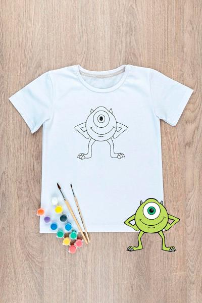 Футболка-раскраска детская МАЙК ВАЗОВСКИ, 260315111-027