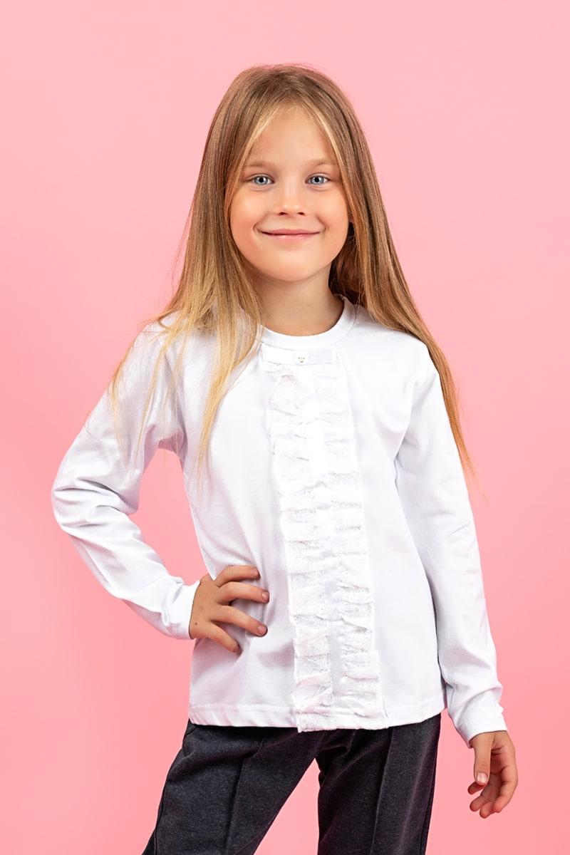 Блуза дитяча, біла 010092111-221