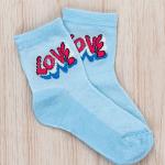 Шкарпетки для дівчаток, блакитні 6020009205-016
