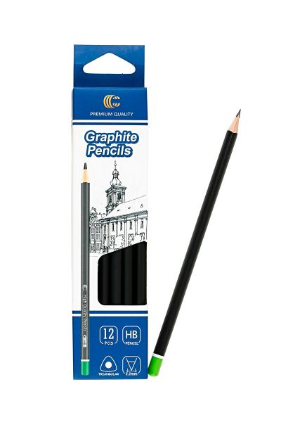 Олівець графітний, трикутний 91113