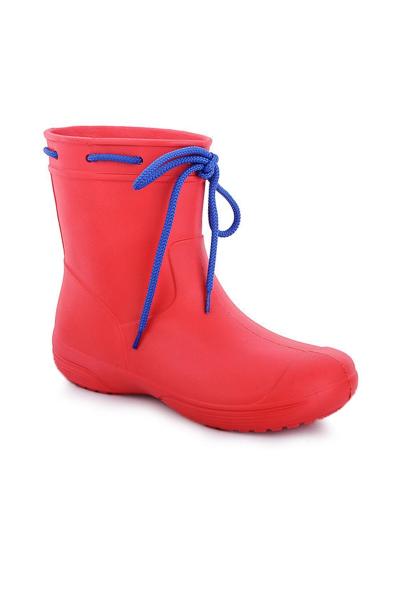 Чоботи гумові жіночі, червоні 705006-007