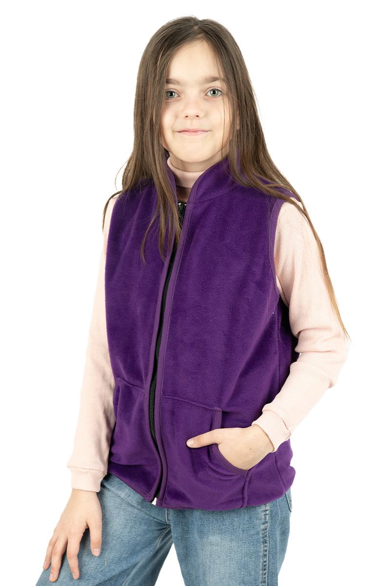Жилет дитячий, фіолетовий 050078901-160