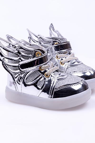 Черевики дитячі FASHION, срібні 01801-260