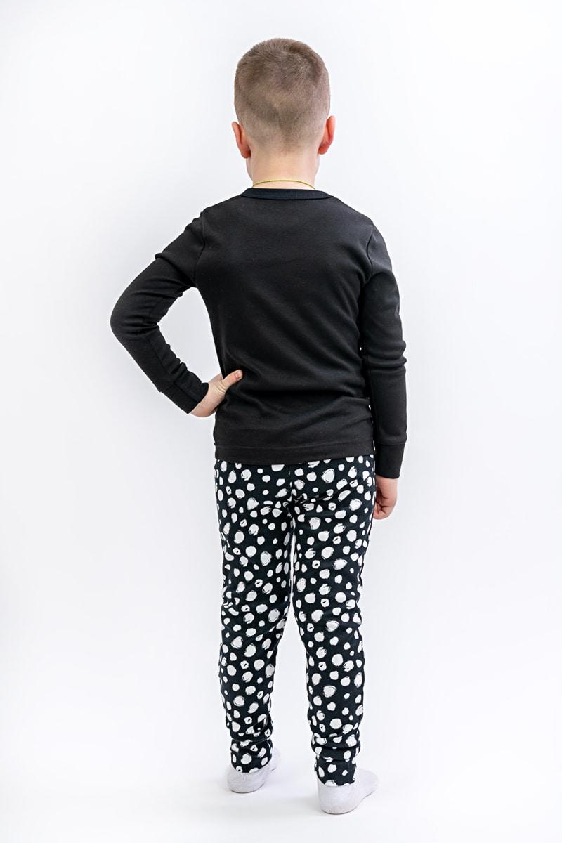 Пижама детская КОСМОС, черная 170454305-002