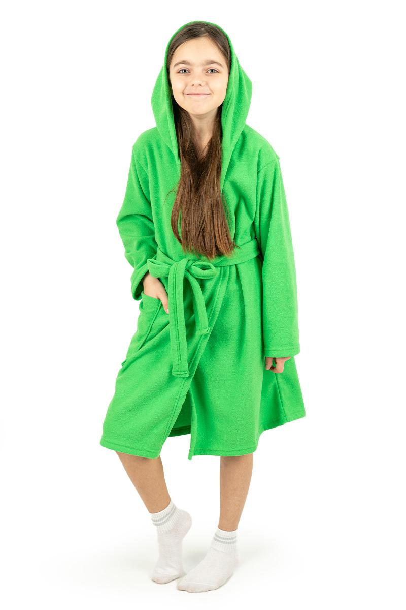 Халат детский, зеленый 270200602-046