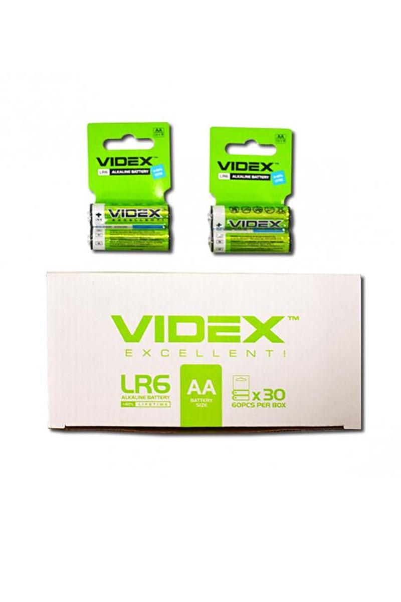 Батарейка пальчиковая Videx, 2 шт 808207500