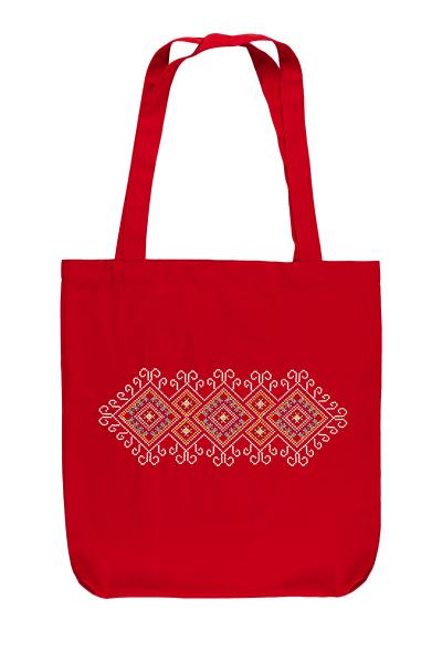 Эко сумка, Орнамент, красная 800940241-007