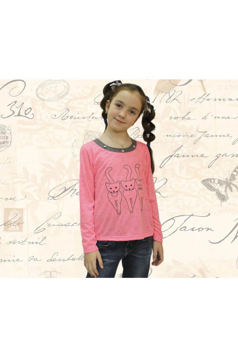 Блуза детская, розовая  010086109-005 