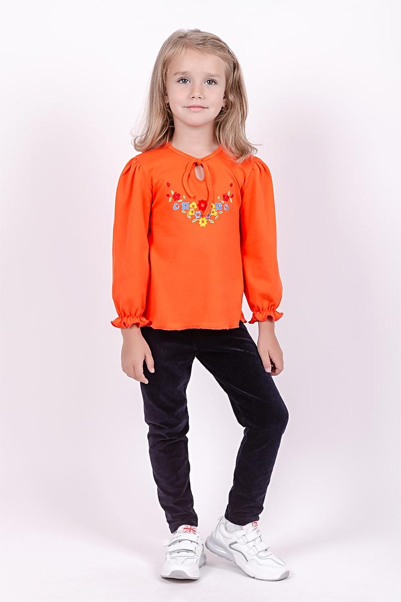 Блуза детская оранжевая 010373304-014