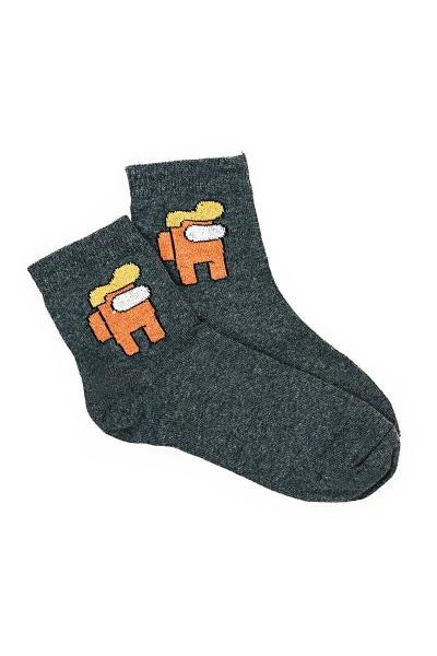 Шкарпетки для хлопчиків, антрацит 602036616-025
