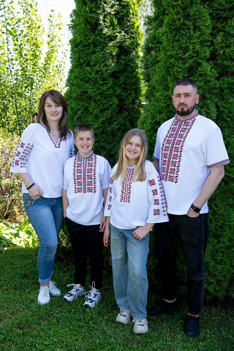 Вишиванка для дівчаток, біла 010424193-001