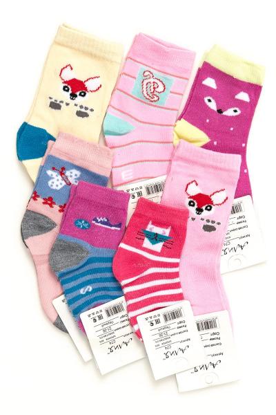 Шкарпетки для дівчаток, різні забарвлення 60046К-000