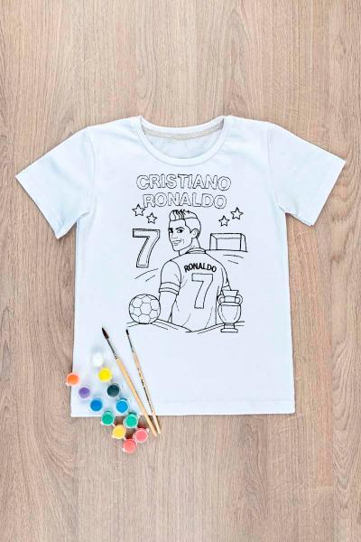 Футболка-раскраска детская Ronaldo, 260315111-101