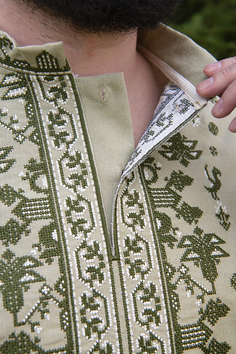 Вишиванка чоловіча, оливкова 470144193-125