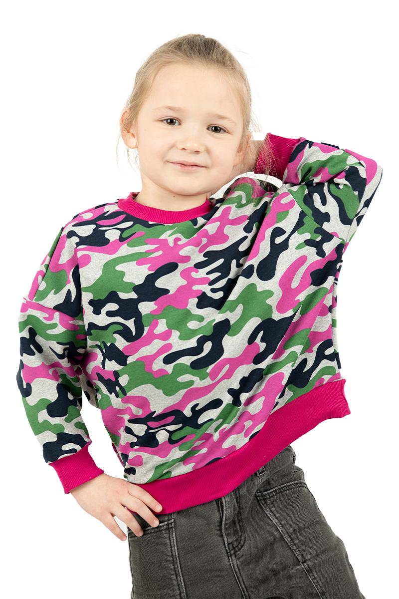 Світшот дитячий, малиновий 230850170-006