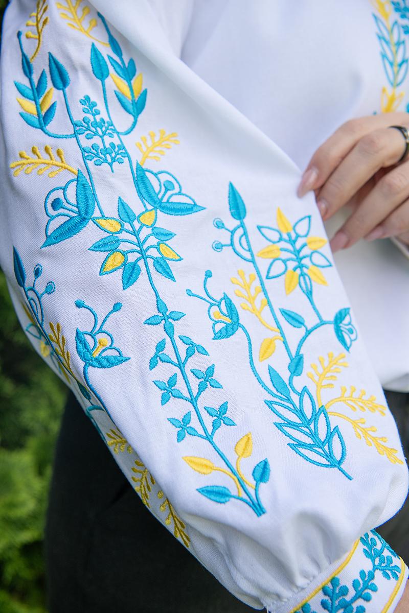 Вишиванка жіноча, біла 301075193-001
