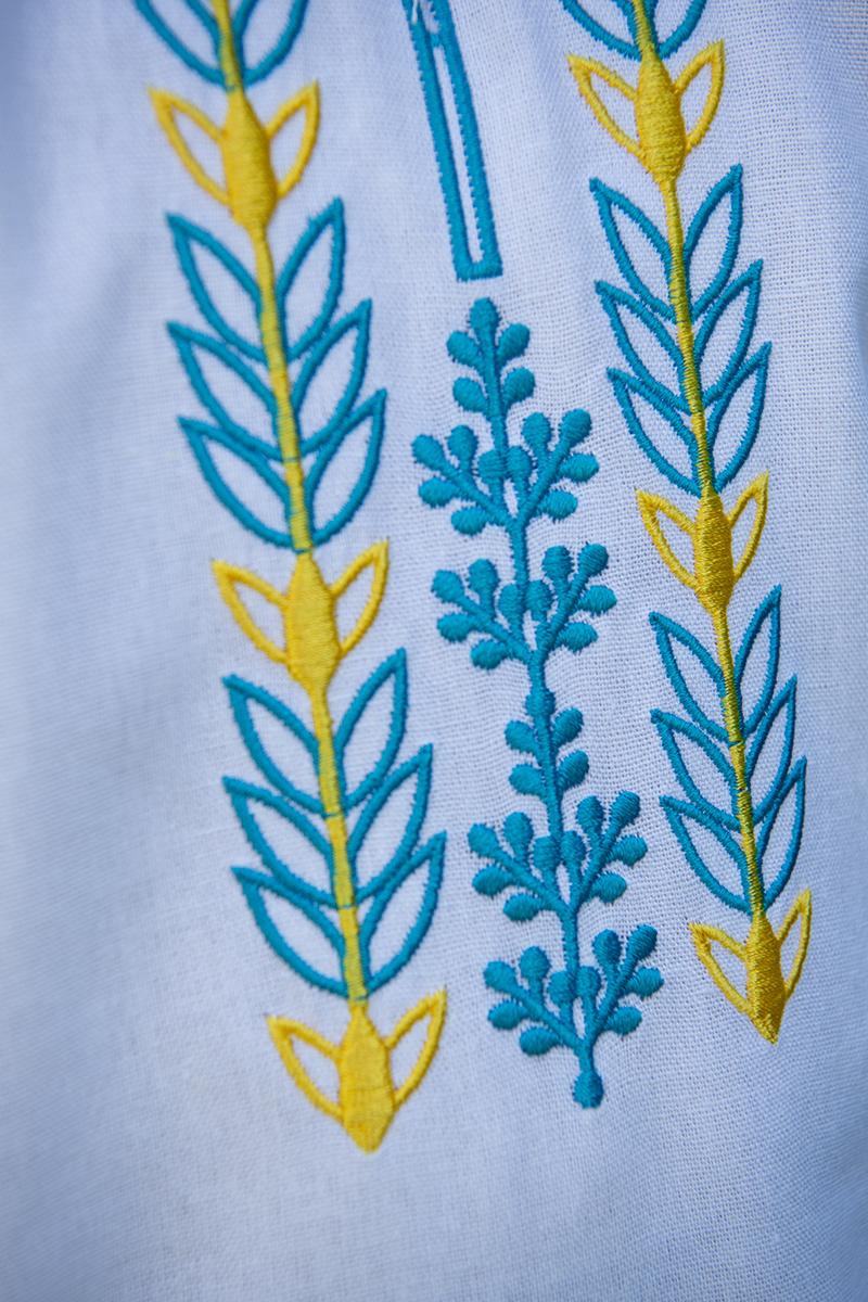 Вишиванка для дівчаток, біла 010449193-001