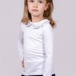 Блуза для девочки, белая 010391111-001