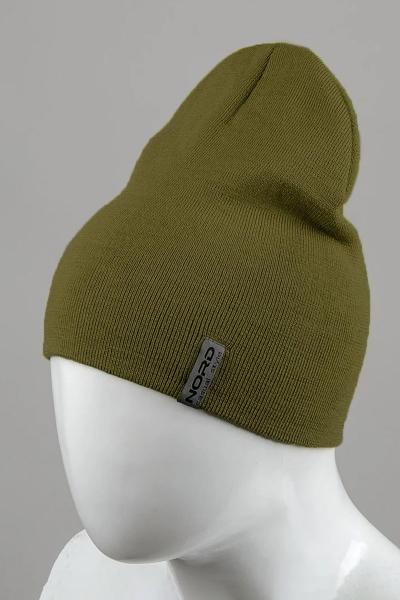 Шапка чулок NORD, світлий хакі 041017-161