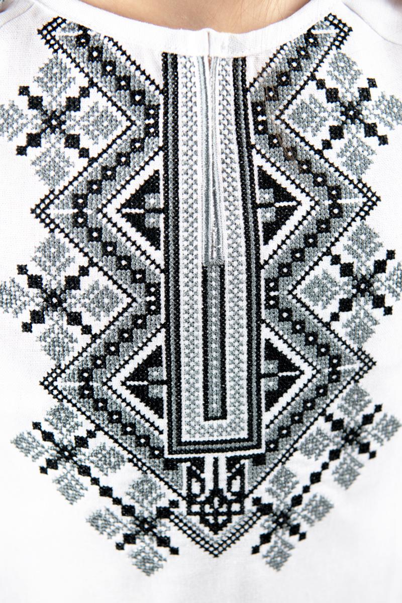 Вишиванка для дівчаток, біла 010444193-001