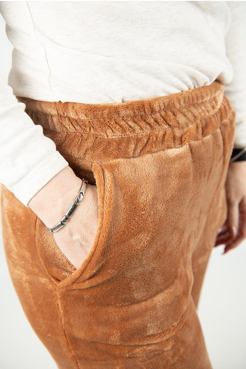 Штани жіночі домашні, світло-коричневі 310822501-113