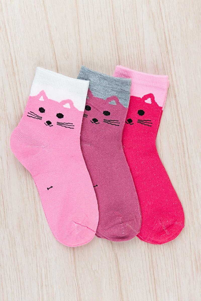 Шкарпетки для дівчаток, рожеві 600200246-005