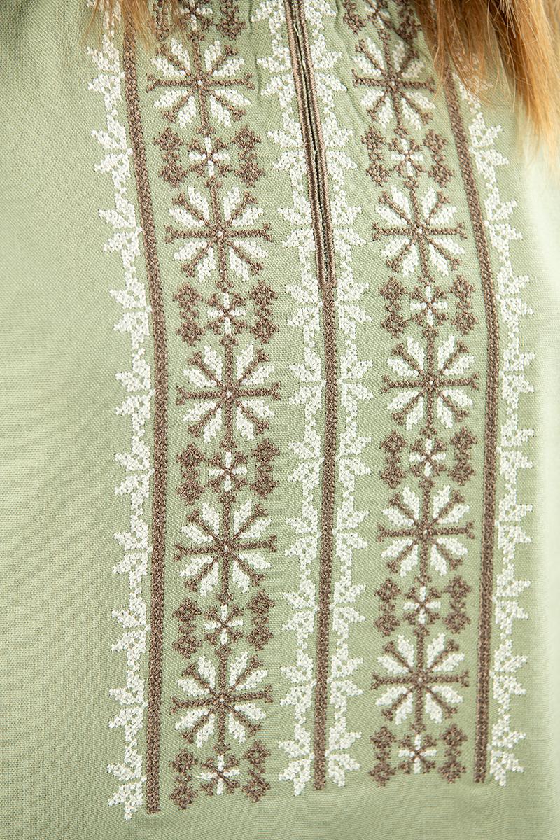 Вишиванка жіноча, оливкова 301063193-125