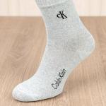Шкарпетки чоловічі укорочені, сірий меланж 600080011-027