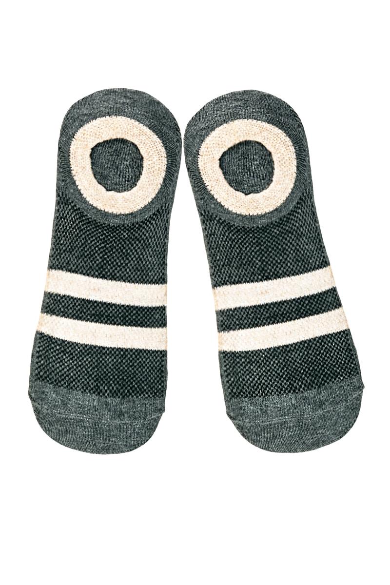 Шкарпетки-сліди чоловічі, темно-сірі 600864185-044