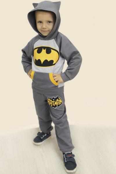 Дитячий спортивний костюм Бетмен, сірий 080743238-023