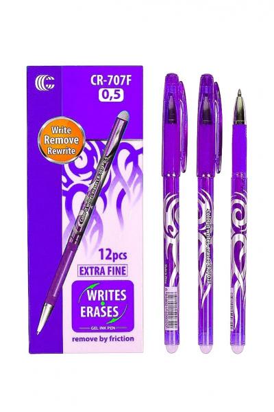 Ручка пише-видаляє, бузкова 90511