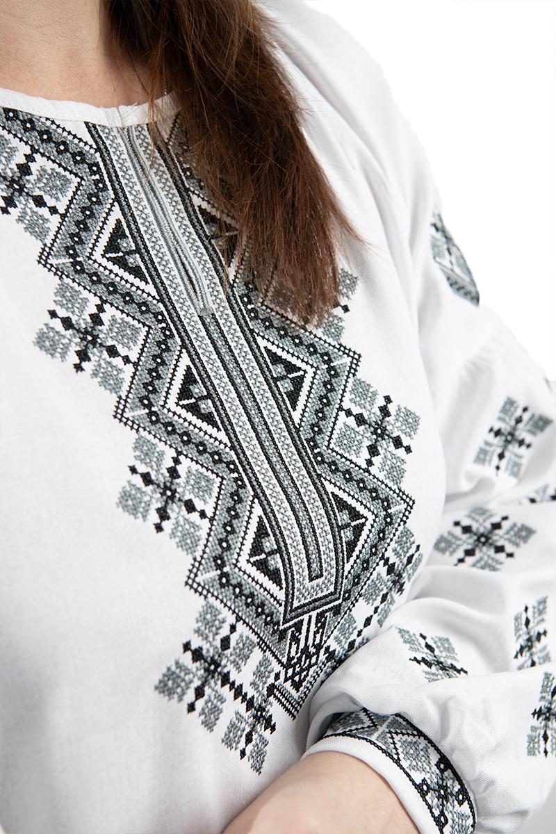 Вышиванка женская, белая 301067193-001