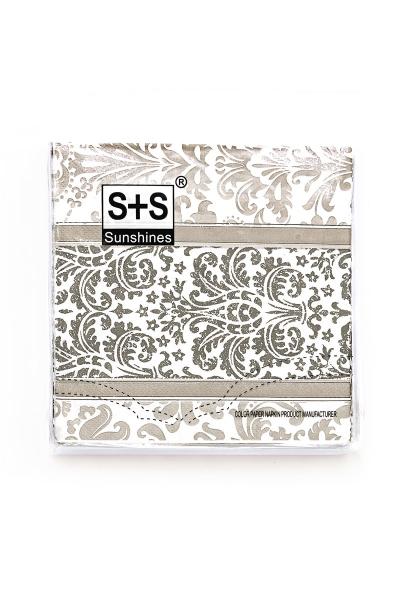 Салфетки, Серебро ажур 9512