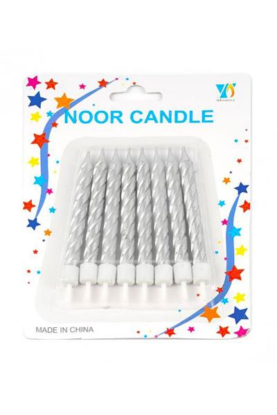 Подивитись Набір свічок для торта СРІБЛО, спіраль 808923100-877 Набір свічок для торта СРІБЛО, спіраль 808923100-877