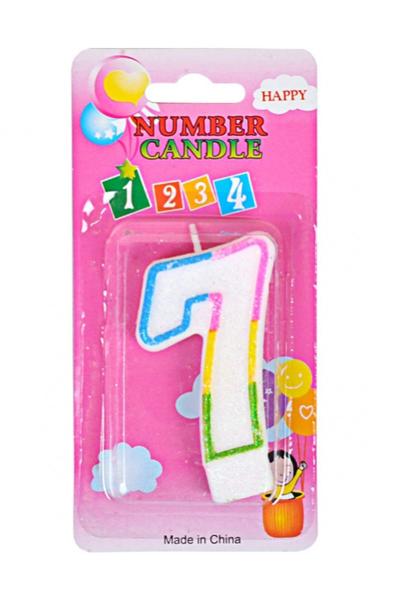 Свічка-цифра для торта 7, 809783600-116