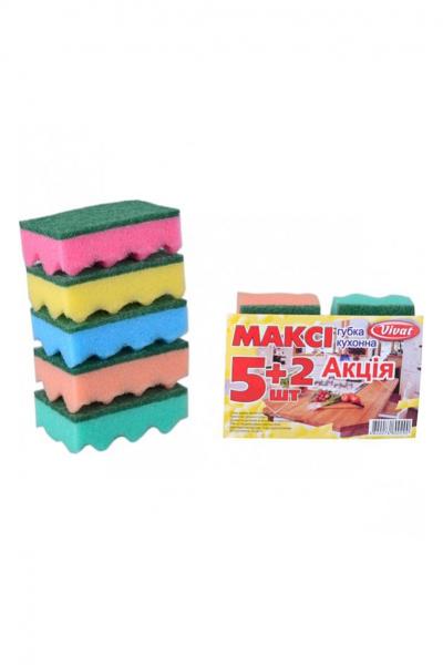 Посмотреть Губка для мытья посуды МАКСИ 809145600-700 Губка для мытья посуды МАКСИ 809145600-700