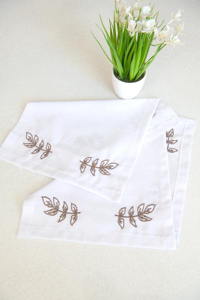 Серветка пасхальна, біла 150202193-001