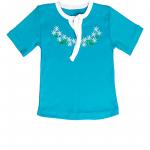 Блуза дитяча, бірюзова 010381304-019