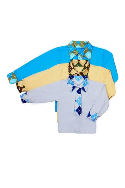 Сорочка для хлопчиків, колір електрик 210472301-021