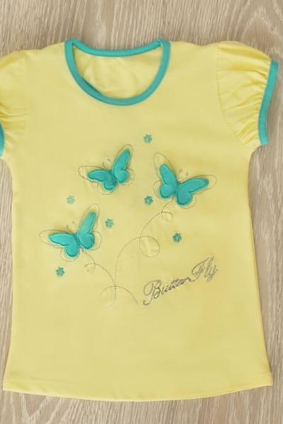 Блуза детская, лимонная 010087111-013