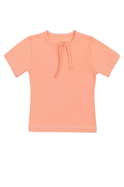 Блуза детская, персиковая 010381304-038