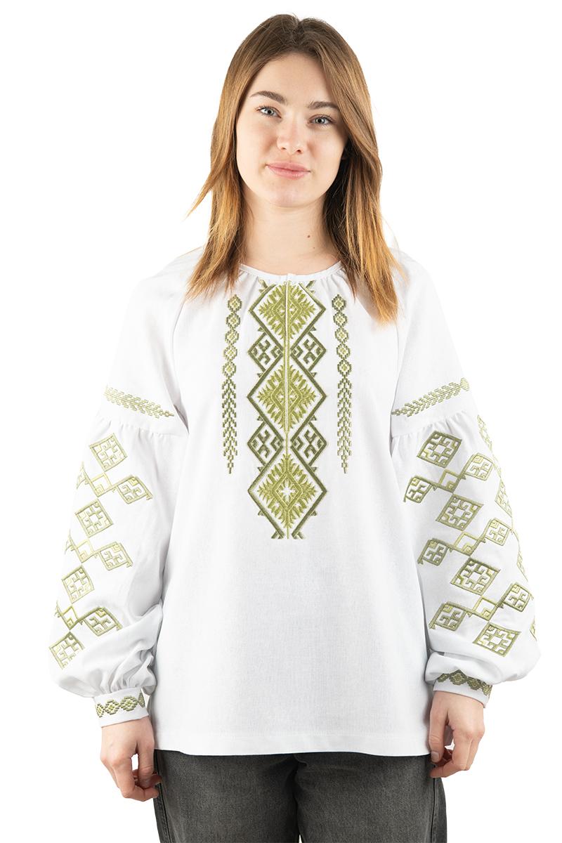 Вишиванка жіноча, біла 301061193-001