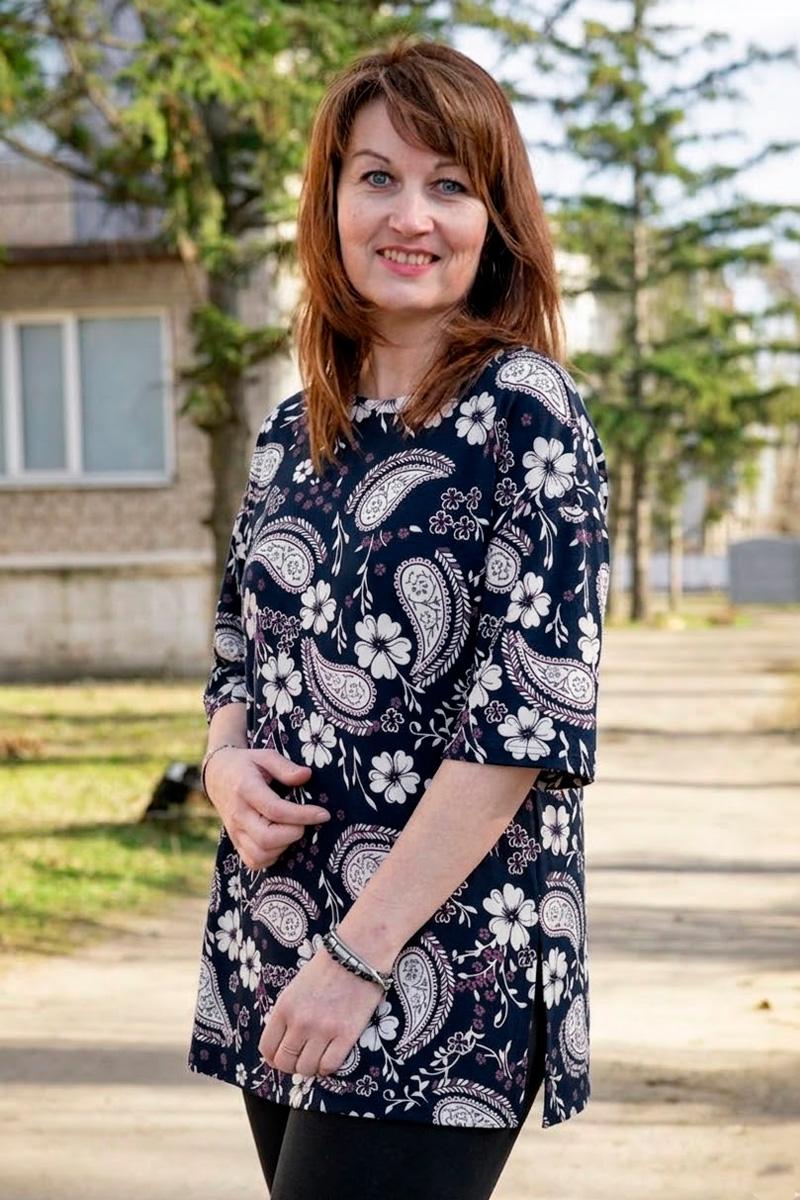 Туника женская, малиновая 390827102-006