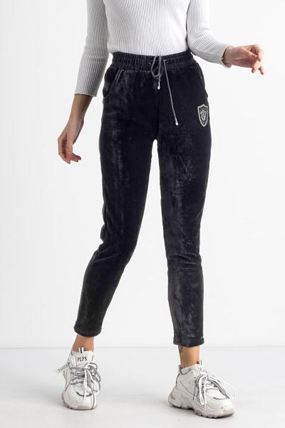 Жіночі спортивні штани на хутрі, чорні 311125968-002